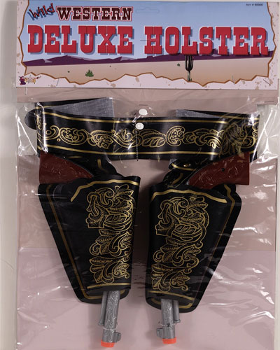 Deluxe Double Cowboy Holster and Gun Kit