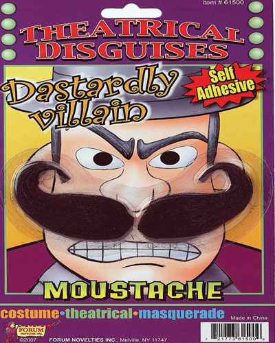 Dastardly Villain Moustache