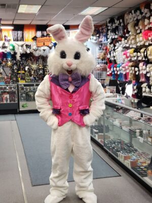 Deluxe Easter Bunny with Hot Pink Vest