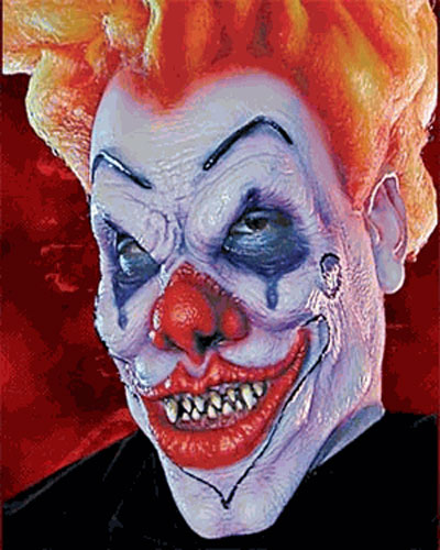 Woochie Pro FX Evil Clown Foam Latex Mask