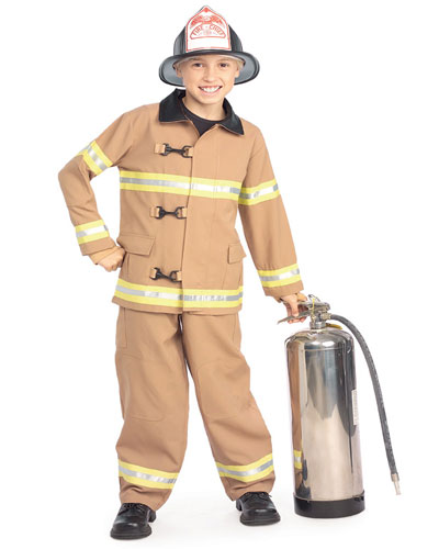 Fireman Kids Firefighter Costume