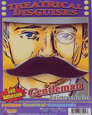 Gentleman Moustache - Black