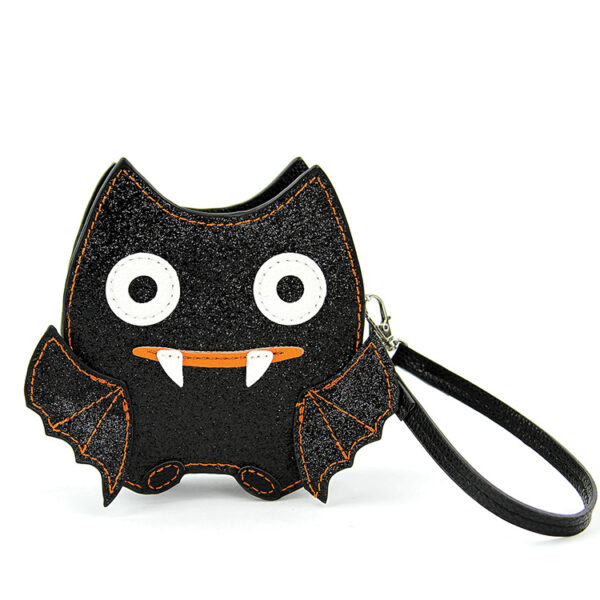 Glittery Bat Wristlet