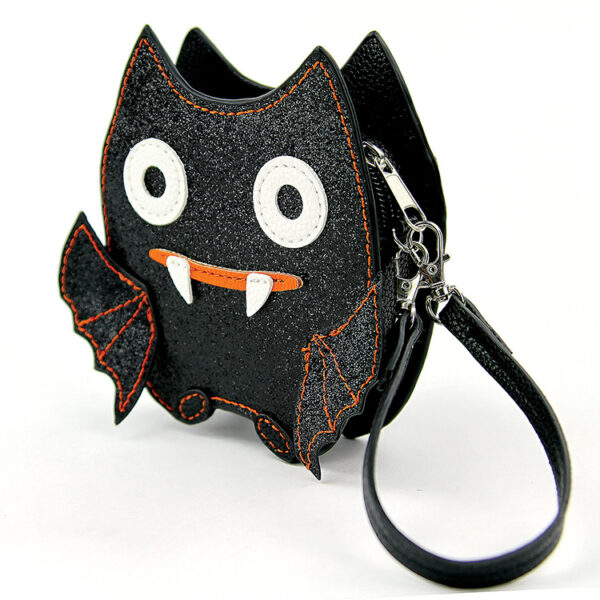 Glittery Bat Wristlet