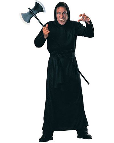 Black Horror Robe Adult Costume