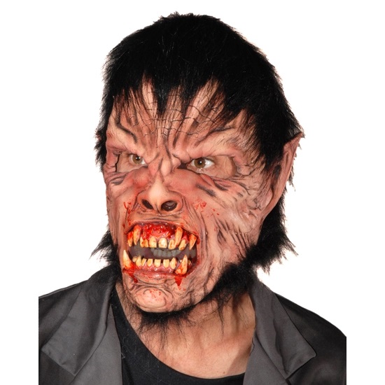 Manwolf Adulot Latex Werewolf Mask