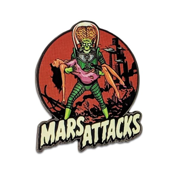 Mars Attacks Victim Enamel Pin