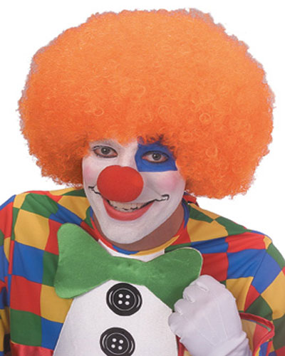 Orange Cosplay or Clown Wig - Custom Wig Company