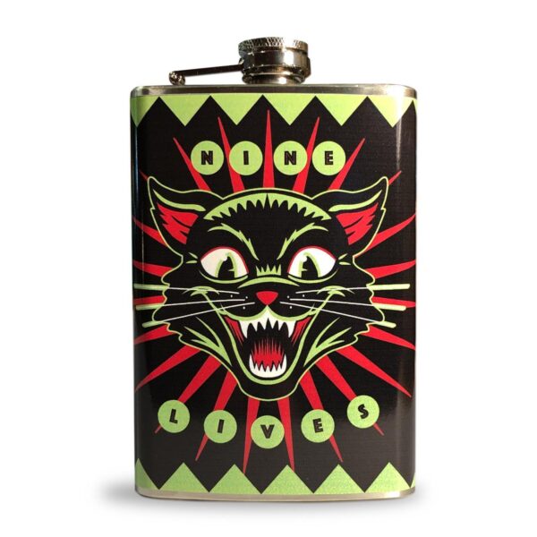 Nine Lives Flask