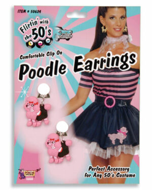 Poodle Earrings