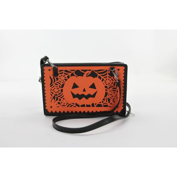 Pumpkin Papel Picado Bag