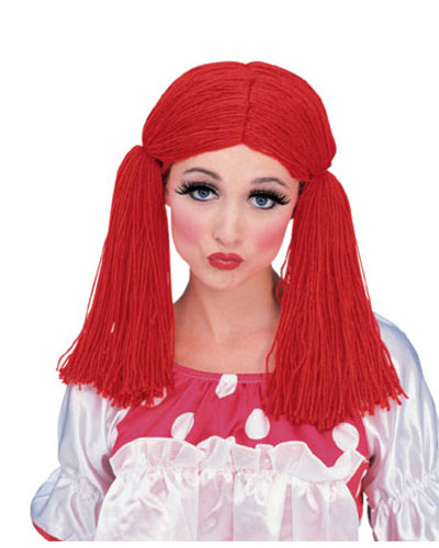 Rag Doll Girl Yarn Wig