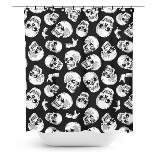 Anatomical Skulls Shower Curtain