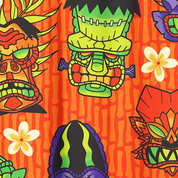 Monster Tiki Shower Curtain