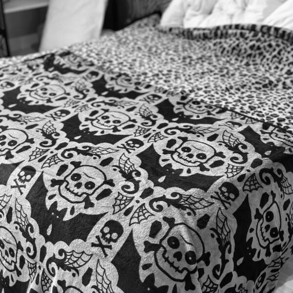 Spooky Damask Blanket