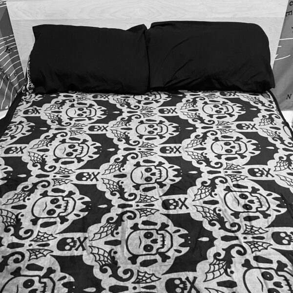 Spooky Damask Blanket