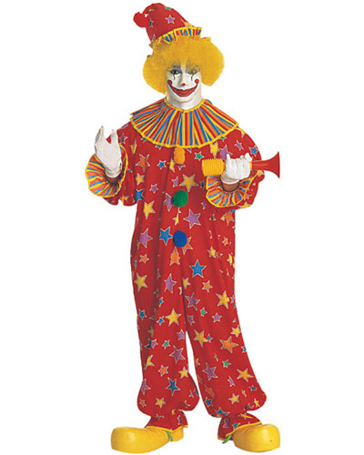 Star Burst Clown Adult Costume