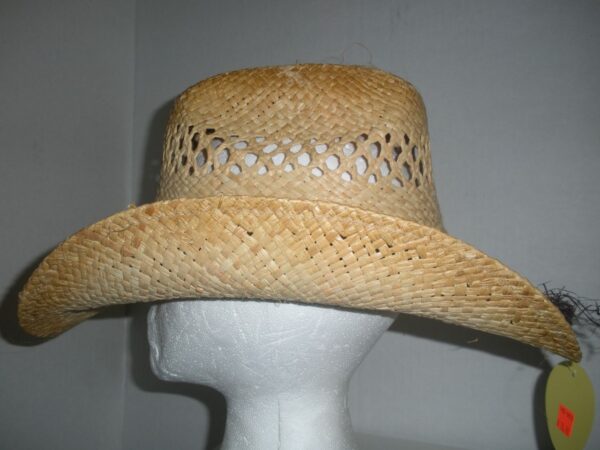 Deluxe Tan Straw Cowboy Hat