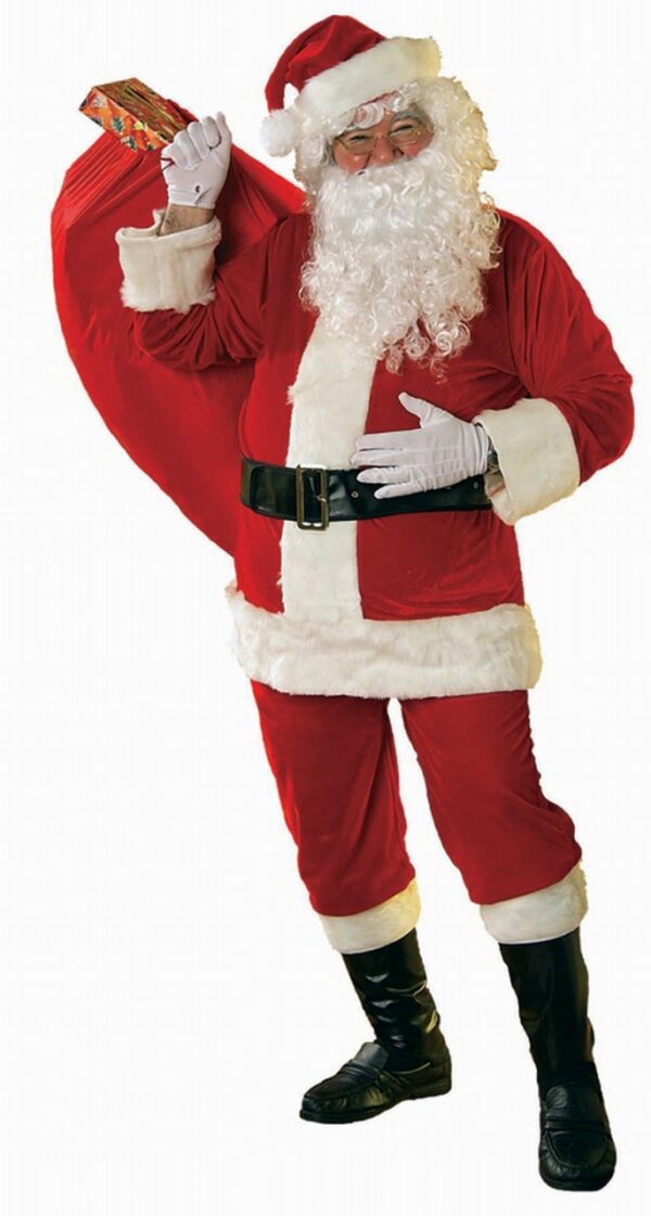 Velour Santa Claus Suit