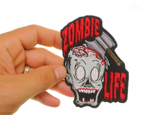 Zombie Life Patch with Axed Zombie