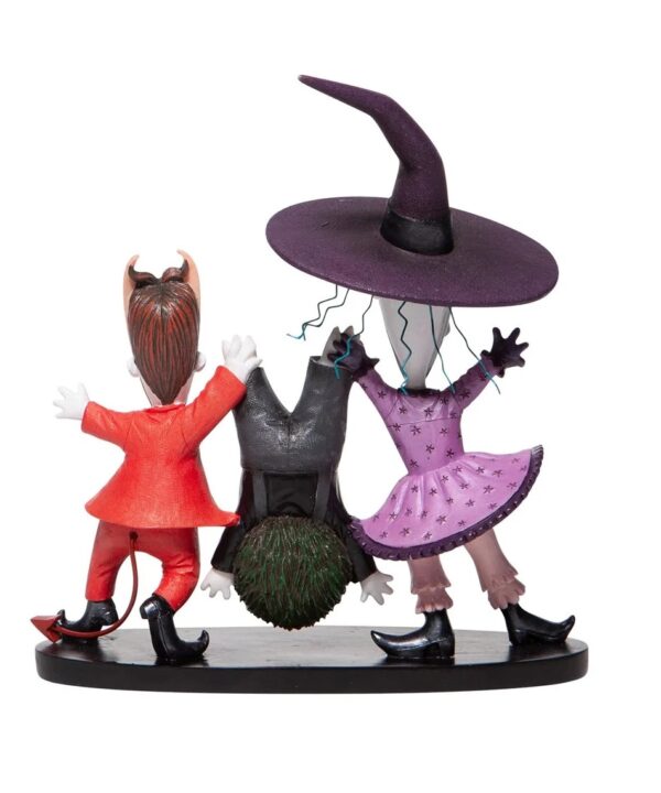 Nightmare Before Christmas Lock, Shock, and Barrel Up to No Good Statue