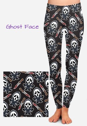 Ghost Face Scream Leggings