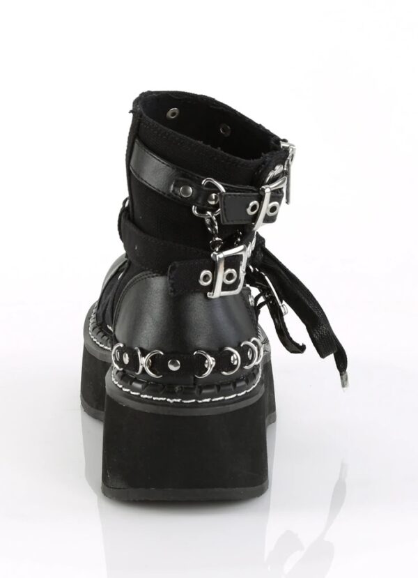 EMILY-317 Black chunky boots