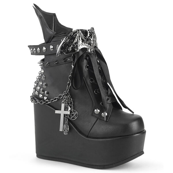 Poison-107 Wedge Platform Ankle Bootie