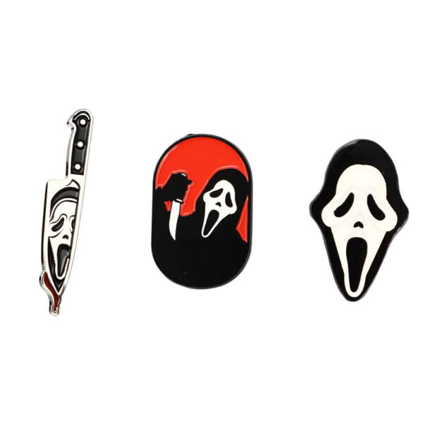 Ghost Face Slasher Variety Lapel Pins