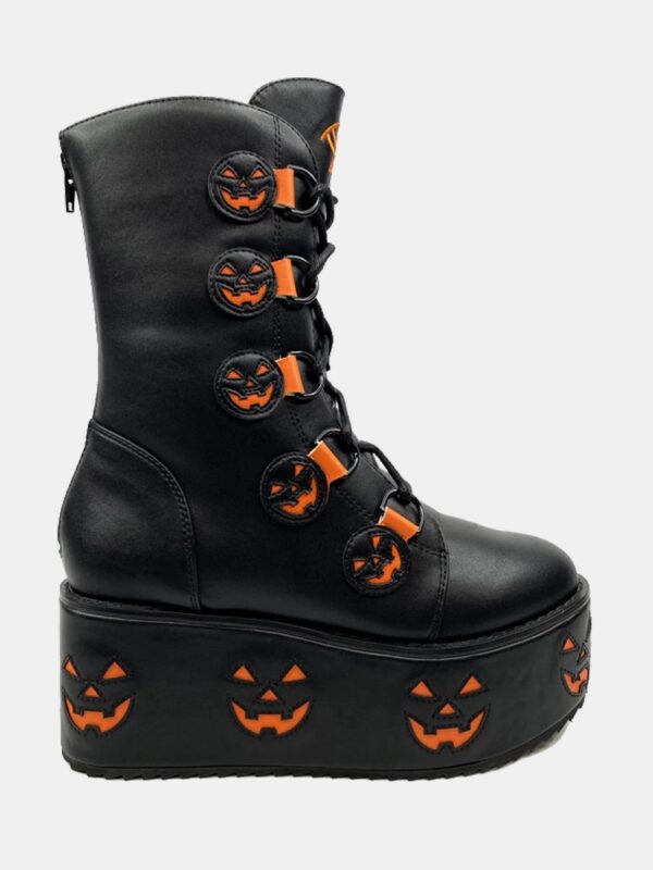 Stomp Jack O Lantern Boots Black