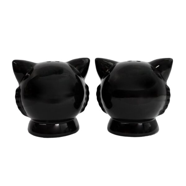 Black Cat Salt and Pepper Shakers