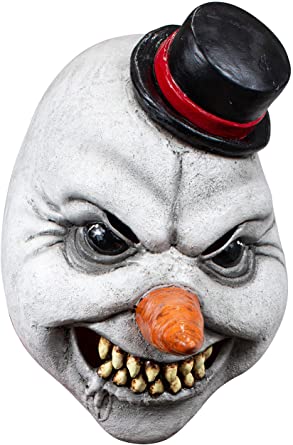 Evil Snowman Latex Mask