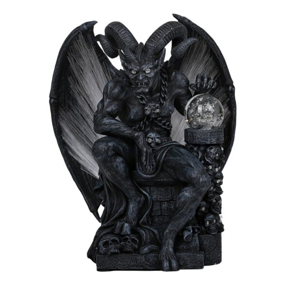 Horned Devil Fiber Optic Figurine