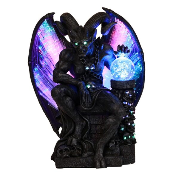 Horned Devil Fiber Optic Figurine - Image 2