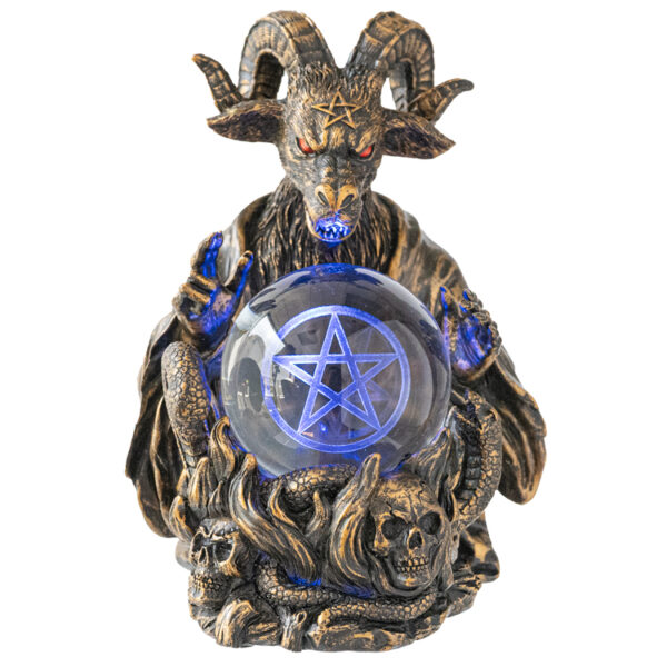 Baphomet Statue With Led Ball