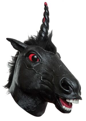 Gothic Unicorn Adult Latex Mask