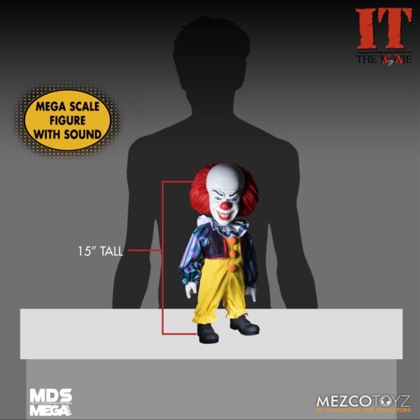 IT (1990): Talking Pennywise Mega Scale 15-Inch Doll - Image 7