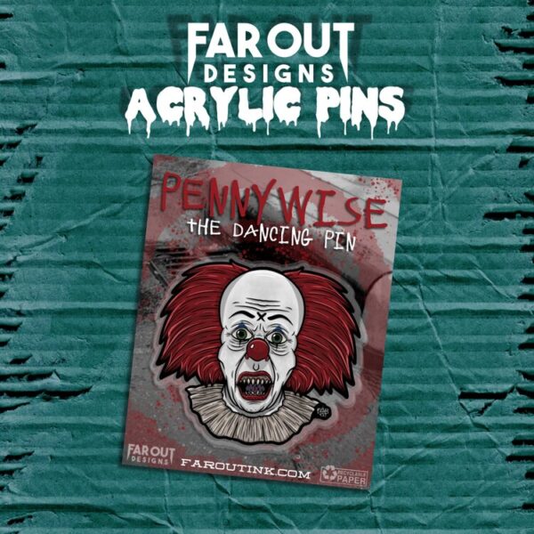 Pennywise IT Acrylic Pin
