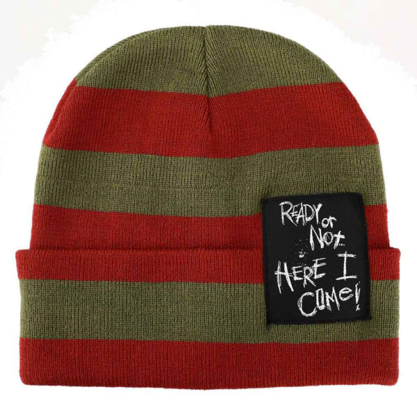 Nightmare On Elm Street Standard Issue VHS Woven Label Beanie