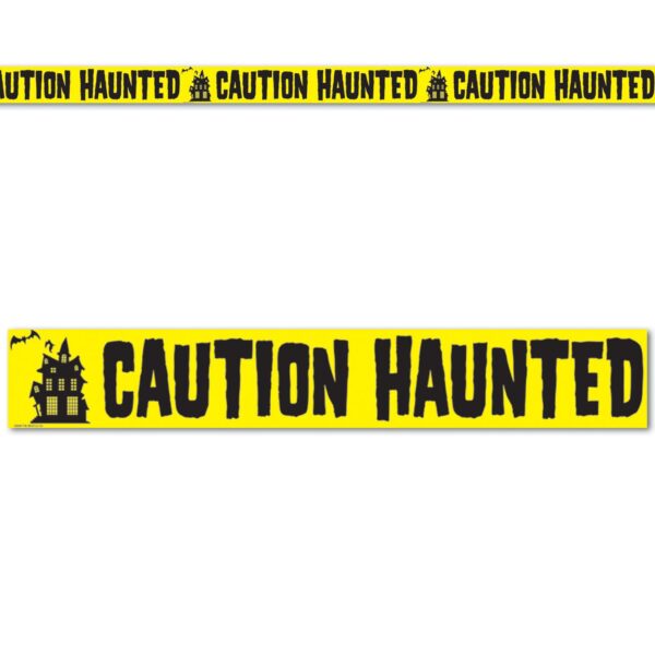 Caution Haunted Party Tape