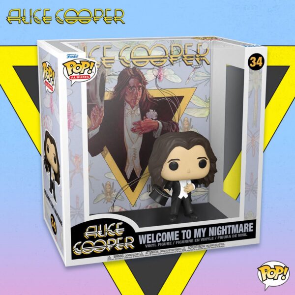 Alice Cooper Welcome to My Nightmare Pop! Album Figure with Case - Image 2