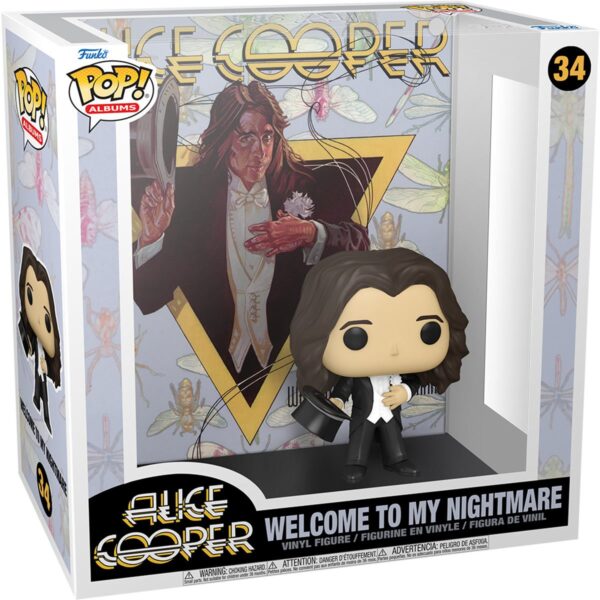 Alice Cooper Welcome to My Nightmare Pop! Album Figure with Case