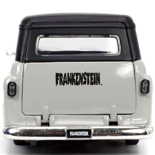 Hollywood Rides Universal Monsters Frankenstein 1957 Chevy Suburban 1:24 Scale Die-Cast Metal Vehicle with Figure - Image 5