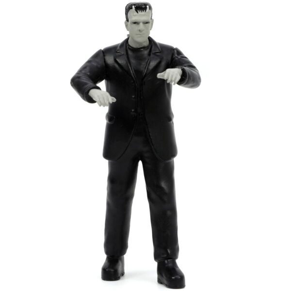 Hollywood Rides Universal Monsters Frankenstein 1957 Chevy Suburban 1:24 Scale Die-Cast Metal Vehicle with Figure - Image 6