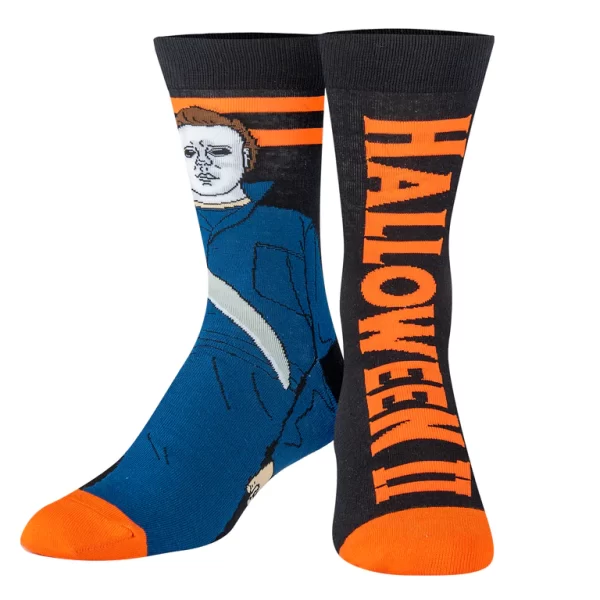Halloween Michael Myers Mix Match Knit Socks