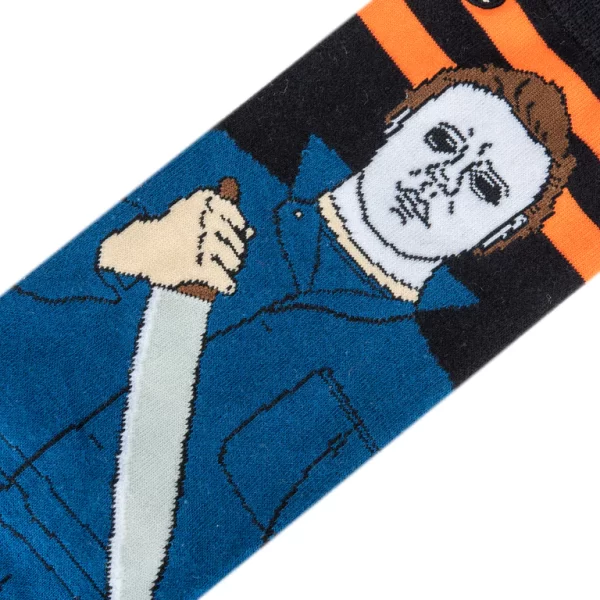 Halloween Michael Myers Mix Match Knit Socks - Image 3