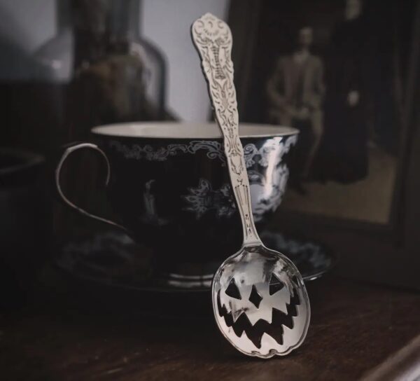 Haunted Hallows Tea Spoon - Silver