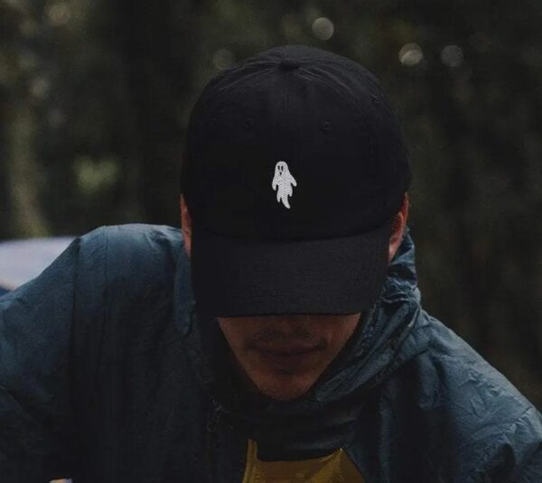 Lively Ghosts "Ghostie" Dad Hat - Black