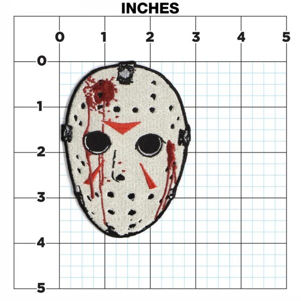 Friday the 13th Jason Voorhees Mask Patch - Image 2