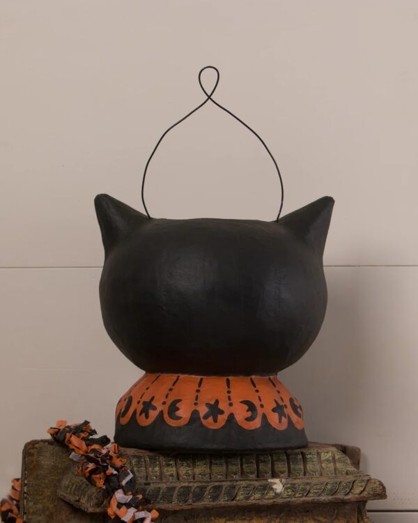 Magic Catty Jack Lantern Paper Mache - Image 2